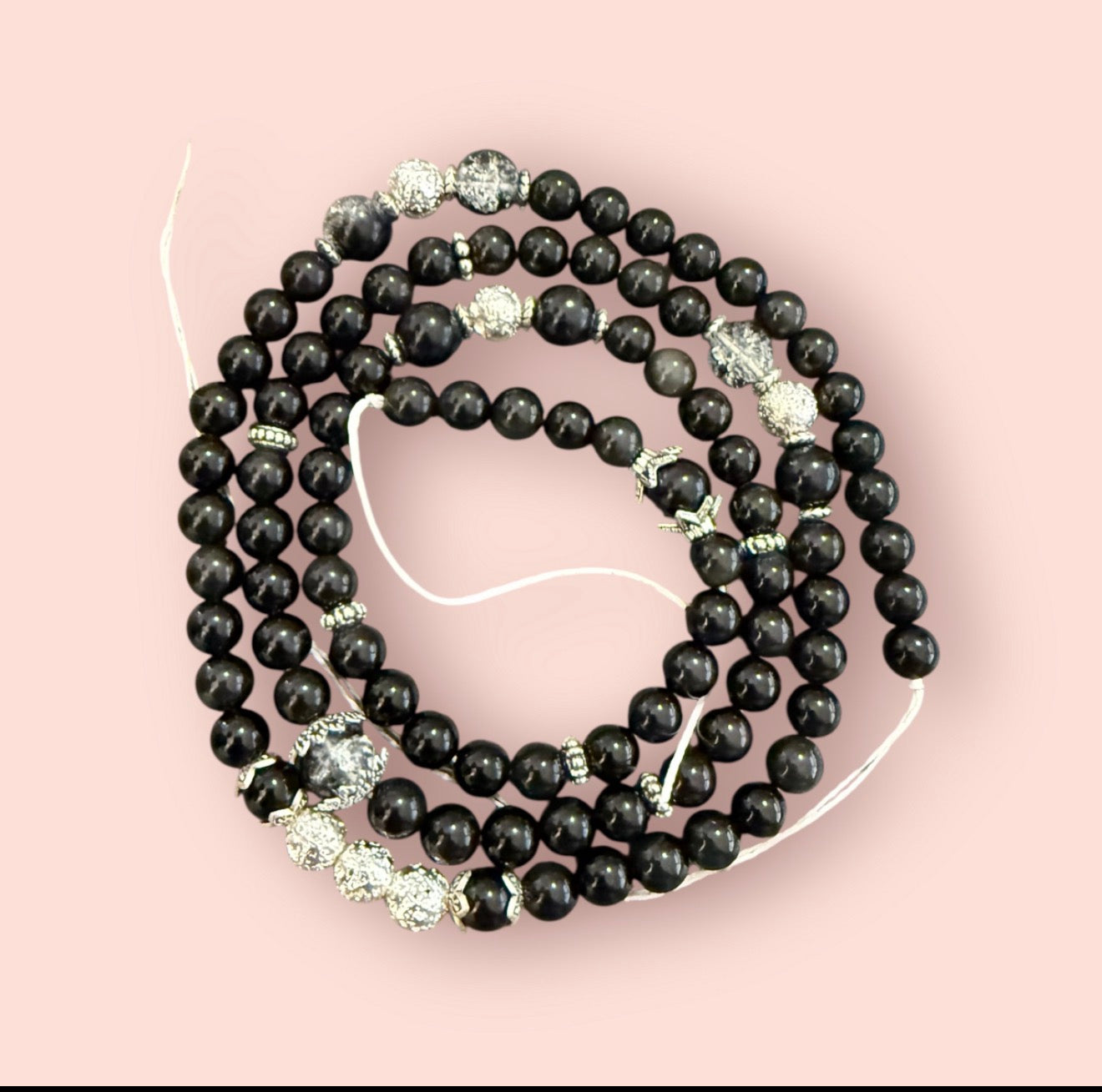 Grounding Onyx - Quartz - pyrite Waist beads