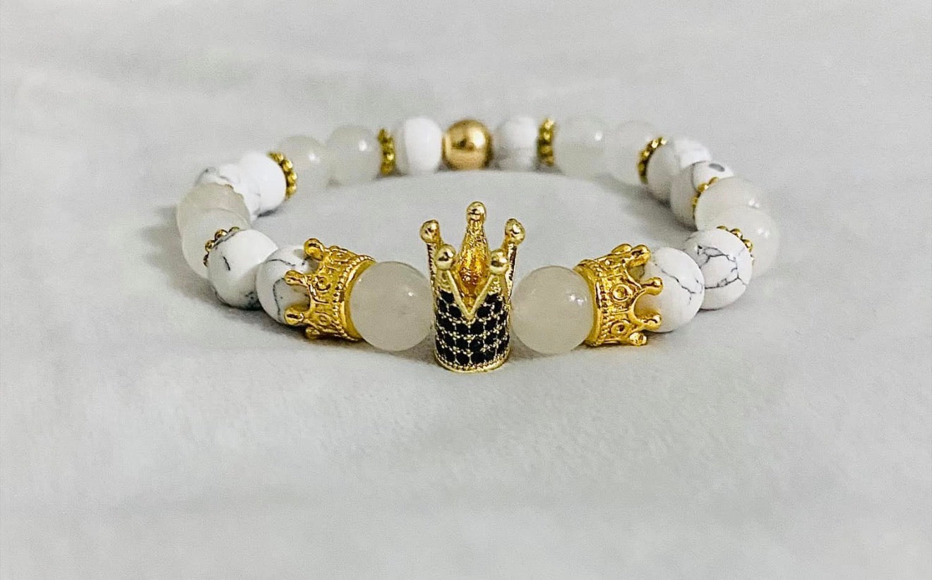 Royal Clarity Crown Bracelet