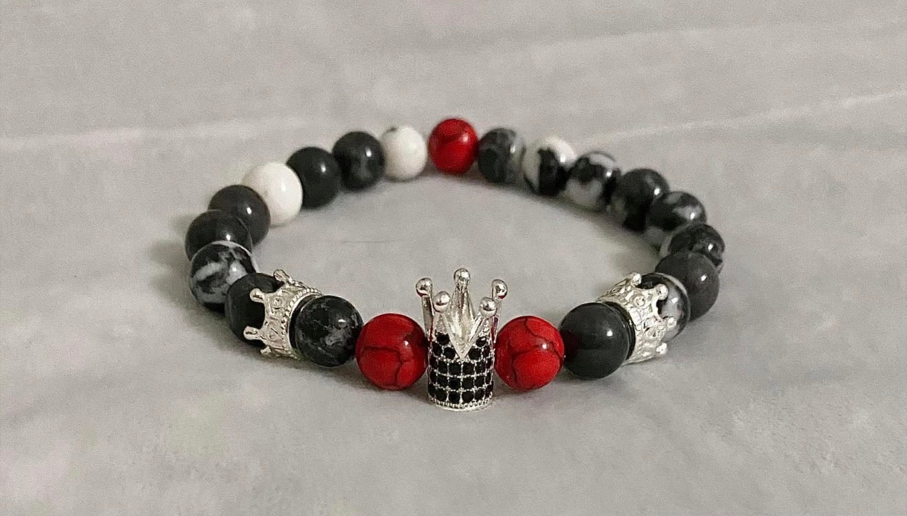 Royal Strength Jasper Crown Bracelet