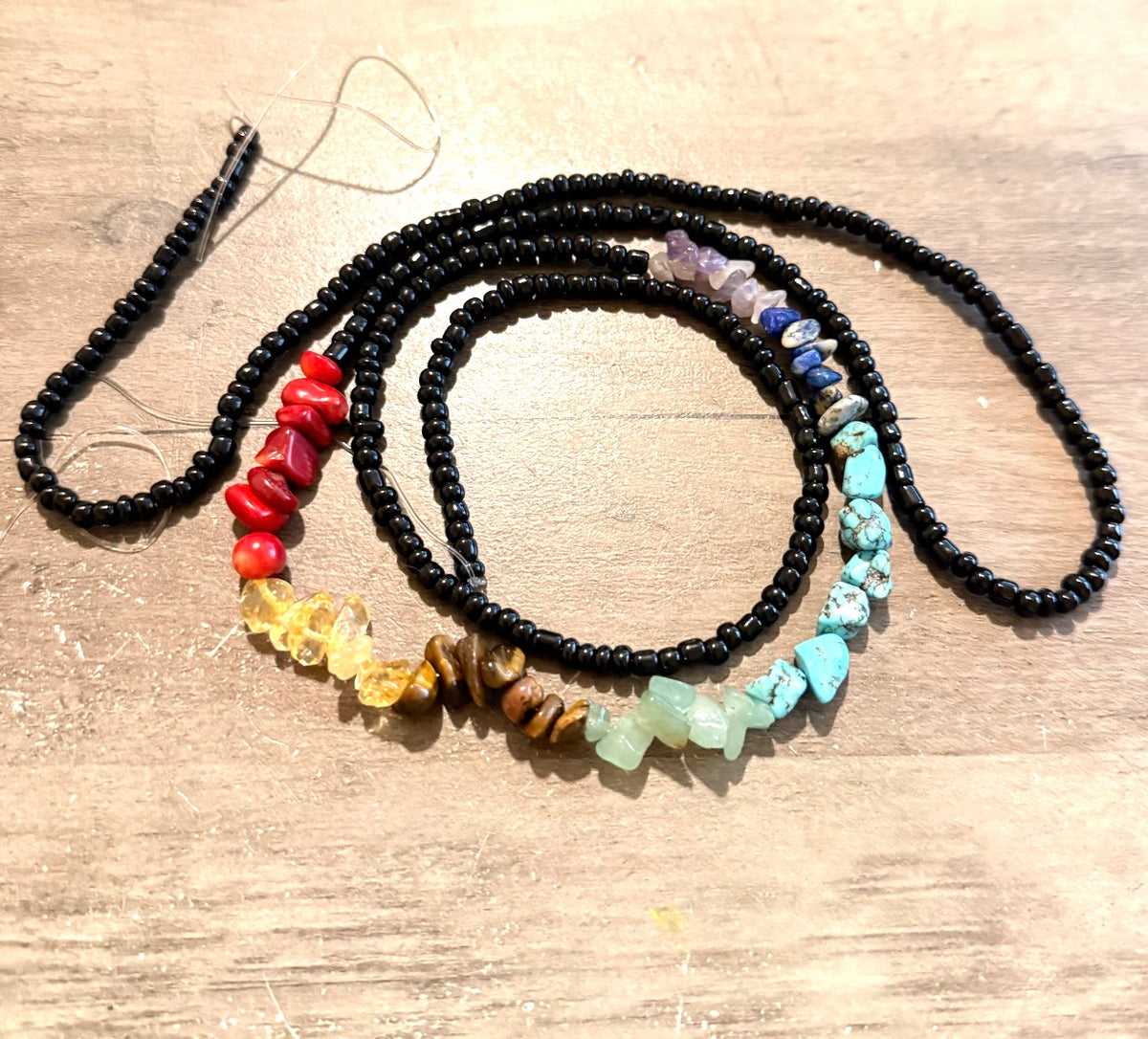 Shadow Aura Chakra Waist Beads