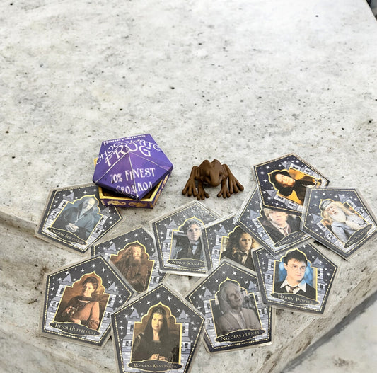 Dark Academia Chocolate Frog Collector’s Set | Wizard card collection