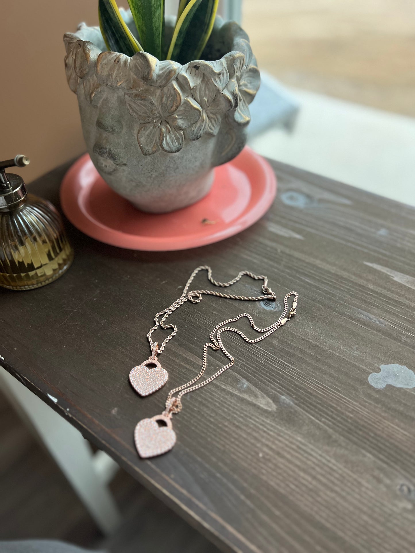 Iced out Heart Necklace