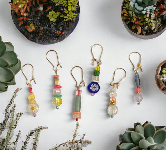 Whimsical Wanderlust Mismatched Dangle Earrings
