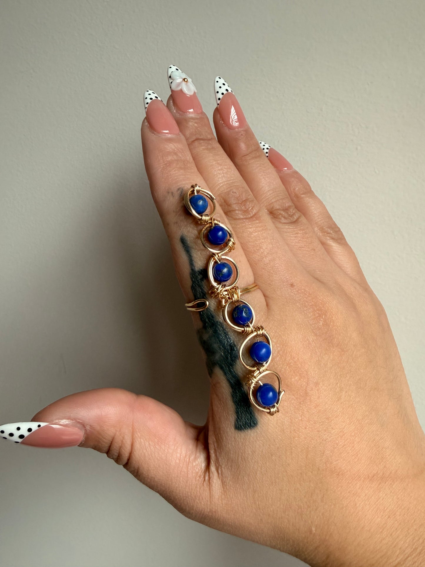Lapis Lazuli Wand Ring