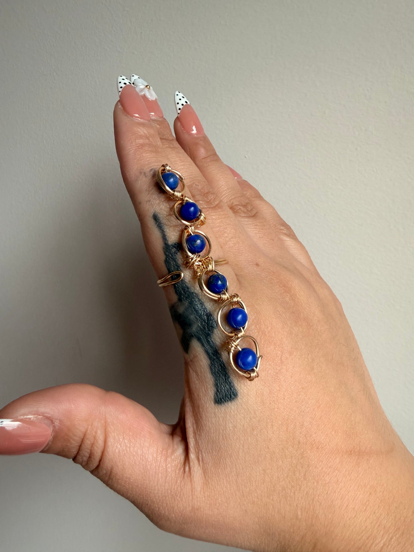 Lapis Lazuli Wand Ring