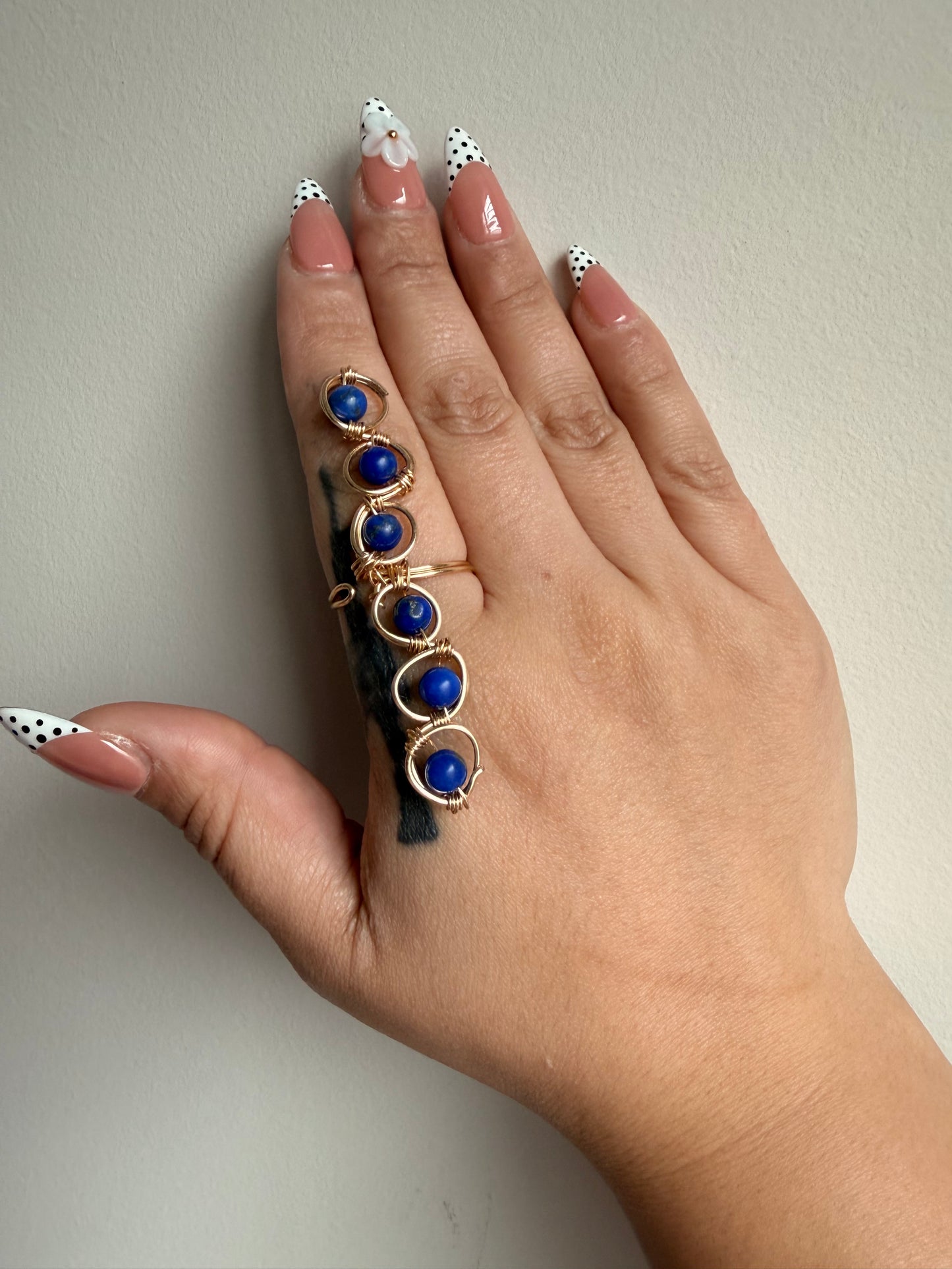 Lapis Lazuli Wand Ring
