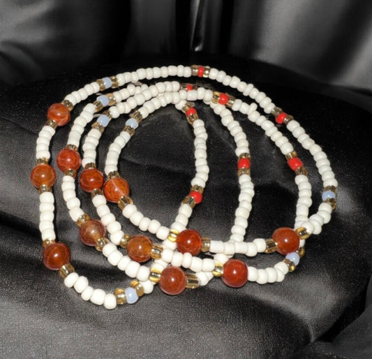 Carnelian Aura Waist Beads