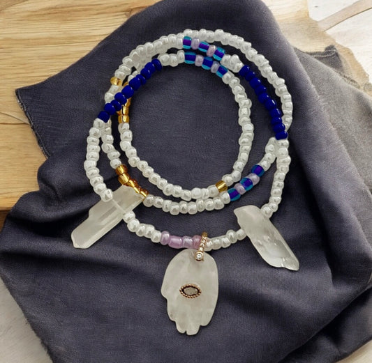 Divine Protection Quartz Waist Beads