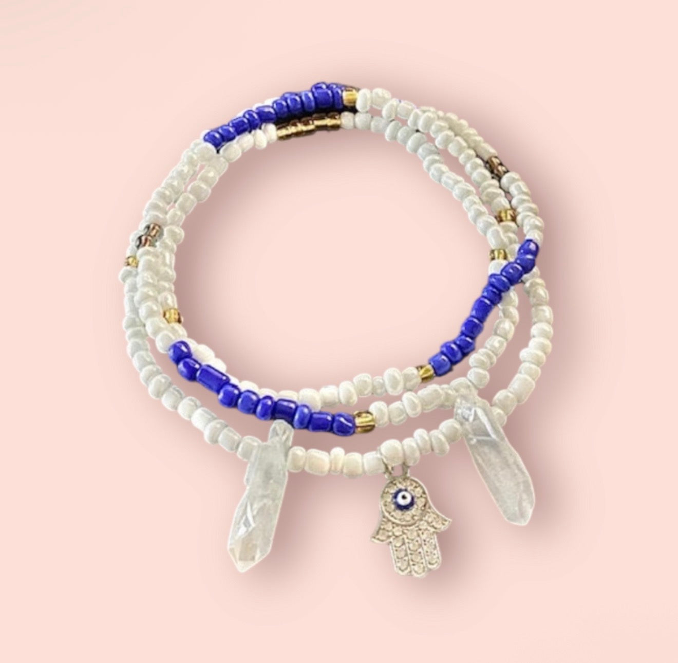 Evil Eye Quartz Protection Waist Beads