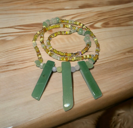 Amazonite Crystal Waist Beads