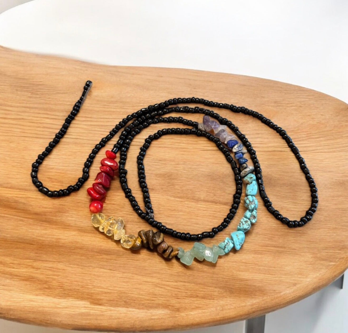Shadow Aura Chakra Waist Beads