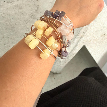 Gemstone Aura Bangles