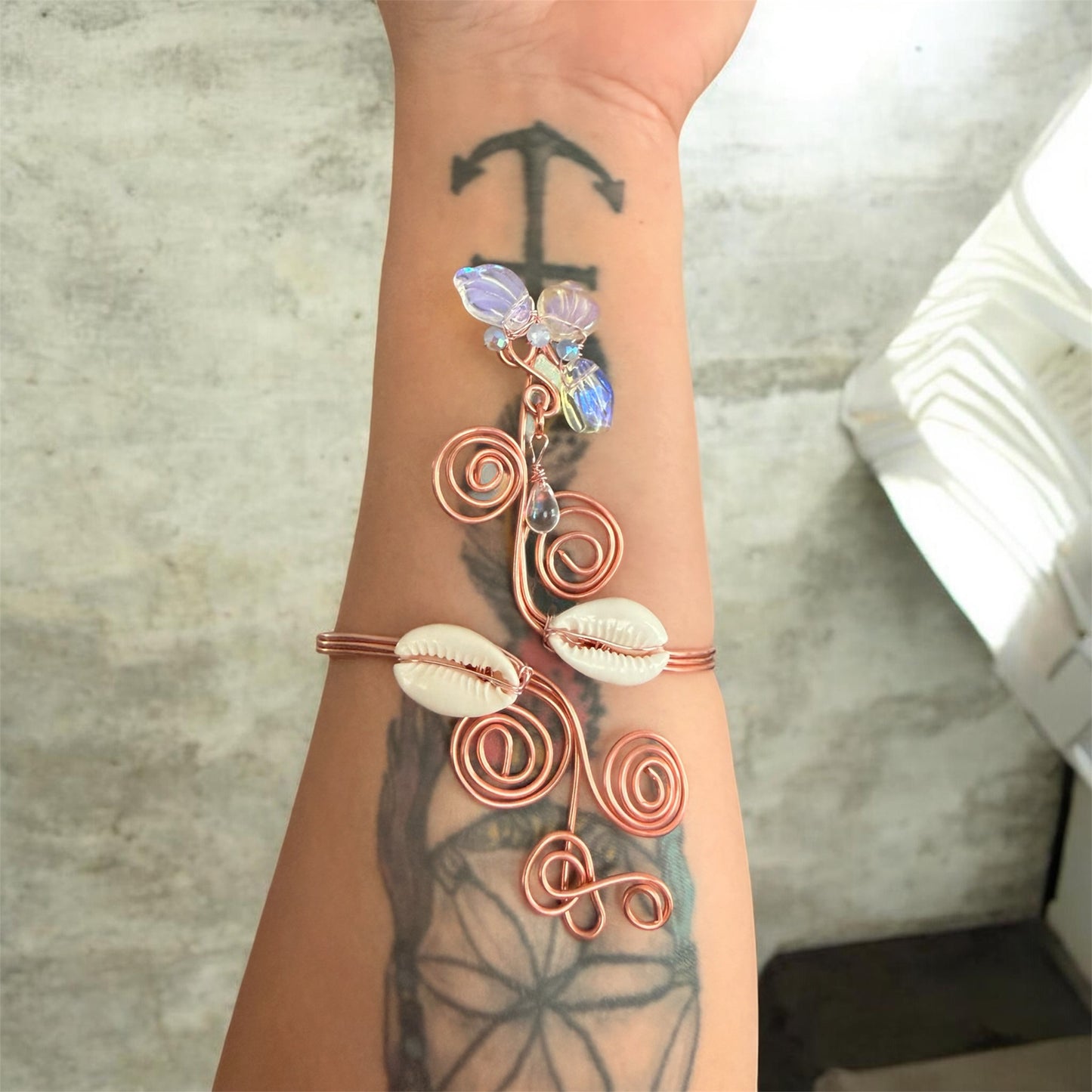 Ocean Aura Arm Copper Cuff