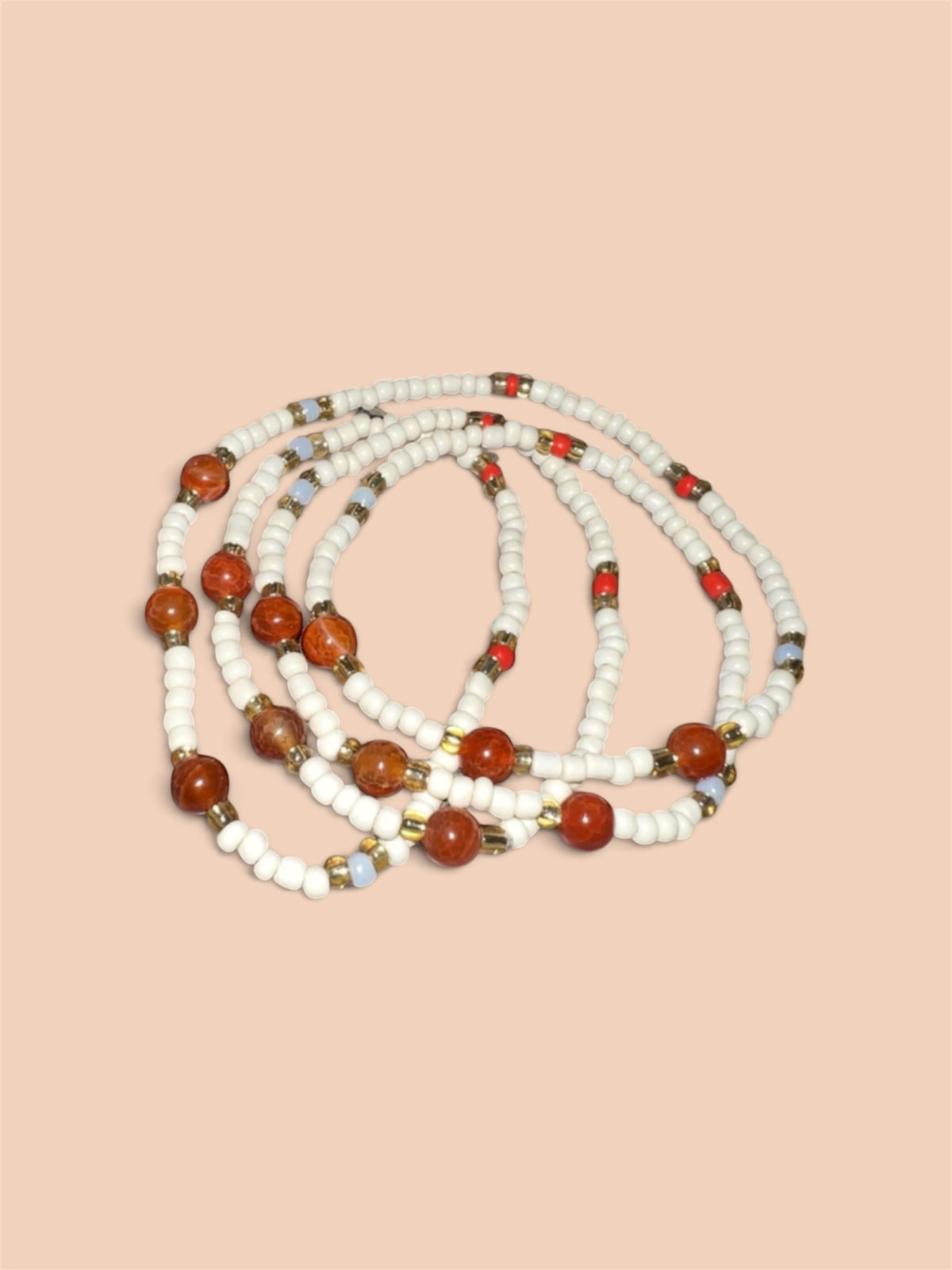 Carnelian Aura Waist Beads
