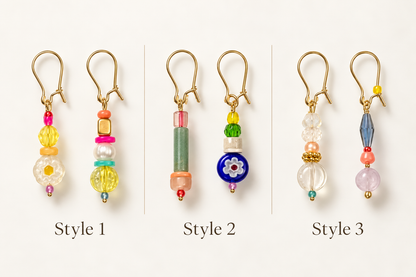 Whimsical Wanderlust Mismatched Dangle Earrings